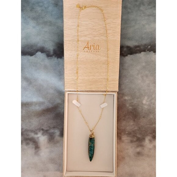 Aria Lattner Turquoise Pendant Necklace - Picture 1 of 2